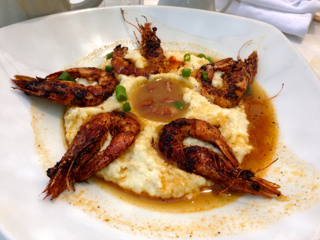 Shrimp and grits at Dante's Kitchen in New Orleans