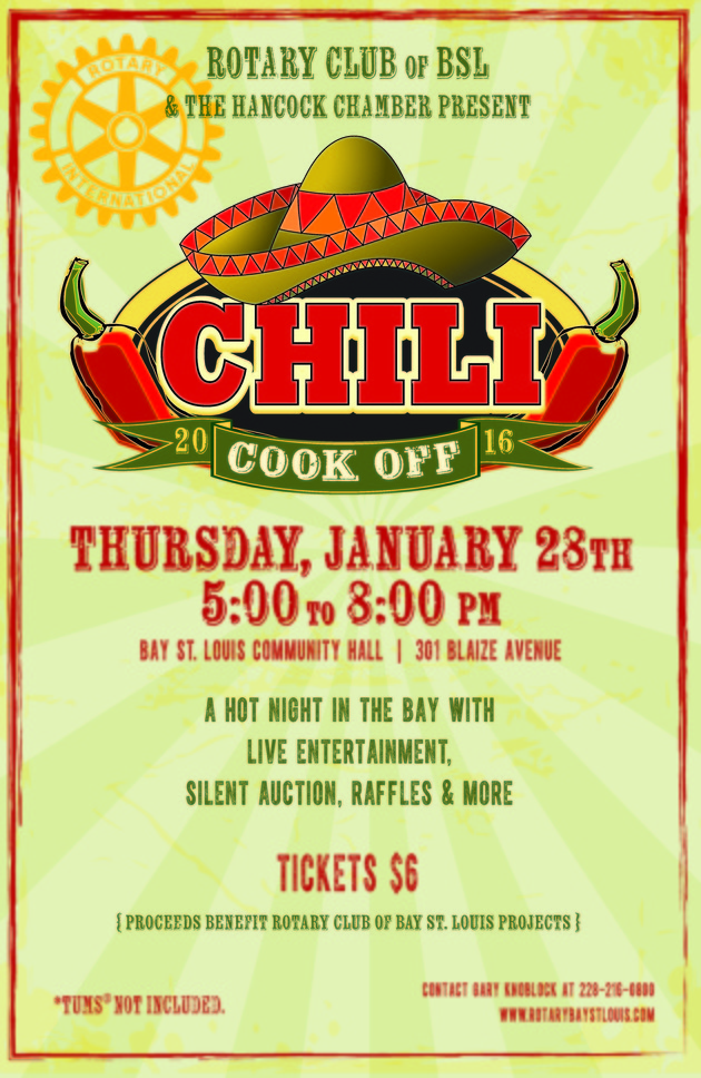 Rotary chili cookoff