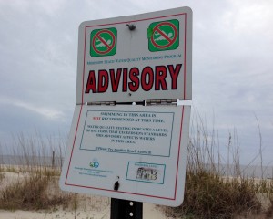 Beach advisory
